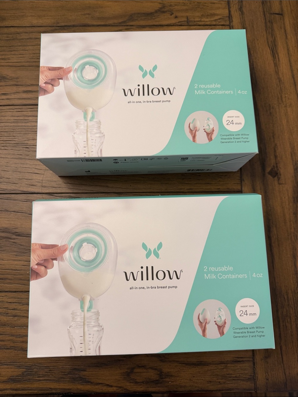 Willow Reusable Milk Containers 4 oz.